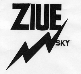 ZIUE SKY. logo