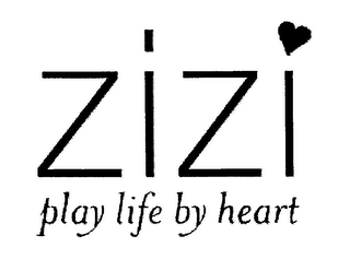 ZIZI PLAY LIFE BY HEART logo