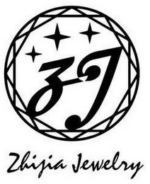 ZJ ZHIJIA JEWELRY logo