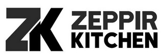 ZK ZEPPIR KITCHEN logo