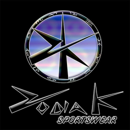 ZK ZODIAK SPORTSWEAR logo