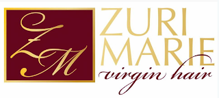 ZM ZURI MARIE VIRGIN HAIR logo
