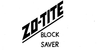 ZO-TITE BLOCK SAVER logo
