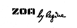 ZOA BY REGINE logo