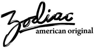 ZODIAC AMERICAN ORIGINAL logo