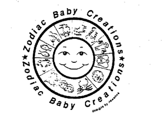 ZODIAC BABY CREATIONS DESIGNS BY NAWANNA logo