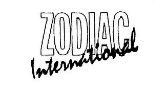 ZODIAC INTERNATIONAL logo