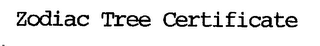 ZODIAC TREE CERTIFICATE logo