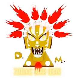 ZODIAC WAR GEAR AND D.M. logo