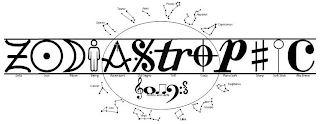 ZODIASTROPHIC SONGS ZETA SUN MOON BEING ASCENDANT DAL SEGNO TRIL CODA PIANO SOFT SHARP SOFT STICK ALLA BREVE NOTES AND CLEFS GEMINI TAURUS ARIES PISCES AQUARIUS CAPRICORNUS SAGITTARIUS SCORPIO LIBRA VIRGO LEO CANCER logo