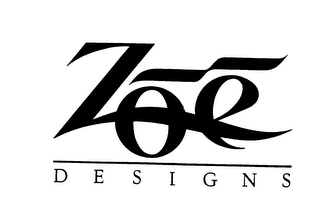 ZOE DESIGNS logo