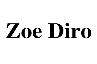 ZOE DIRO logo