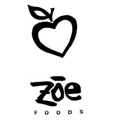 ZOE F O O D S logo