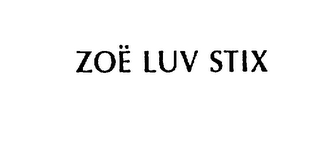 ZOE LUV STIX logo