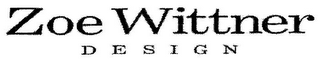 ZOE WITTNER DESIGN logo