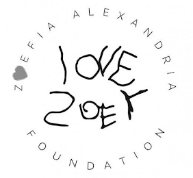 ZOEFIA ALEXANDRIA FOUNDATION LOVE ZOEY logo