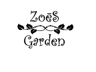 ZOES GARDEN logo