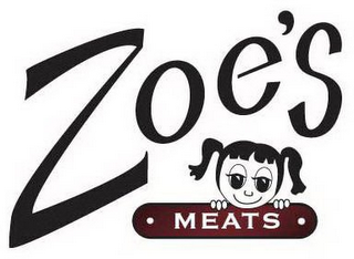 ZOE'S · MEATS · logo