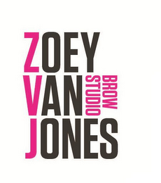 ZOEY VAN JONES BROW STUDIO logo