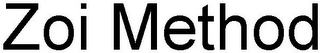 ZOI METHOD logo