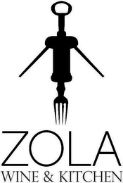 ZOLA WINE & KITCHEN logo