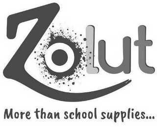 ZOLUT MORE THAN SCHOOL SUPPLLIES logo
