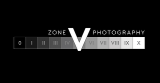 ZONE V PHOTOGRAPHY 0 I II III IV V VI VII VIII IX X logo