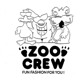 ZOO CREW FUN FASHION FOR YOU! logo