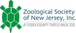 ZOOLOGICAL SOCIETY OF NEW JERSEY, INC. AT ESSEX COUNTY TURTLE BACK ZOO logo