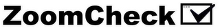 ZOOMCHECK logo