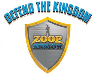 ZOOP ARMOR DEFEND THE KINGDOM logo