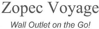 ZOPEC VOYAGE WALL OUTLET ON THE GO! logo