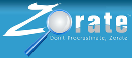 ZORATE DON'T PROCRASTINATE, ZORATE logo