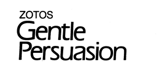 ZOTOS GENTLE PERSUASION logo