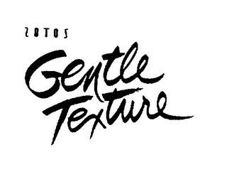 ZOTOS GENTLE TEXTURE logo