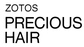 ZOTOS PRECIOUS HAIR logo