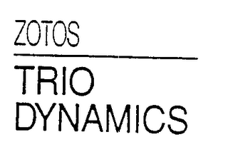 ZOTOS TRIO DYNAMICS logo