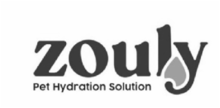 ZOULY PET HYDRATION SOLUTION logo