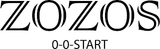 ZOZOS 0-0-START logo
