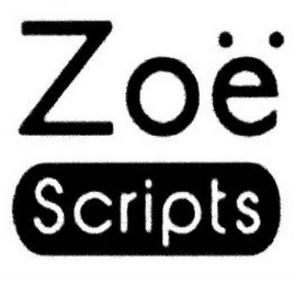 ZOË SCRIPTS logo
