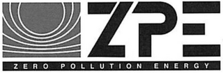 ZPE ZERO POLLUTION ENERGY logo