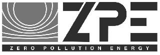 ZPE ZERO POLLUTION ENERGY logo