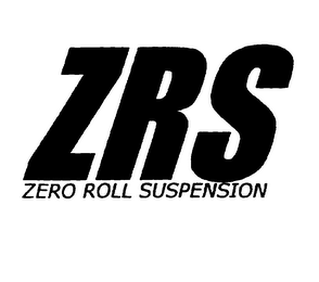 ZRS ZERO ROLL SUSPENSION logo