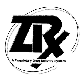 ZRX A PROPRIETARY DRUG DELIVERY SYSTEM logo