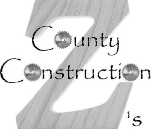 Z'S COUNTY CONSTRUCTION logo