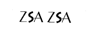 ZSA ZSA logo