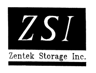 ZSI ZENTEK STORAGE INC. logo