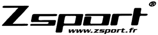 ZSPORT WWW.ZSPORT.FR logo