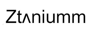 ZTANIUMM logo