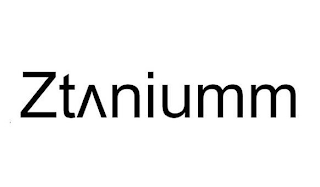 ZTANIUMM logo